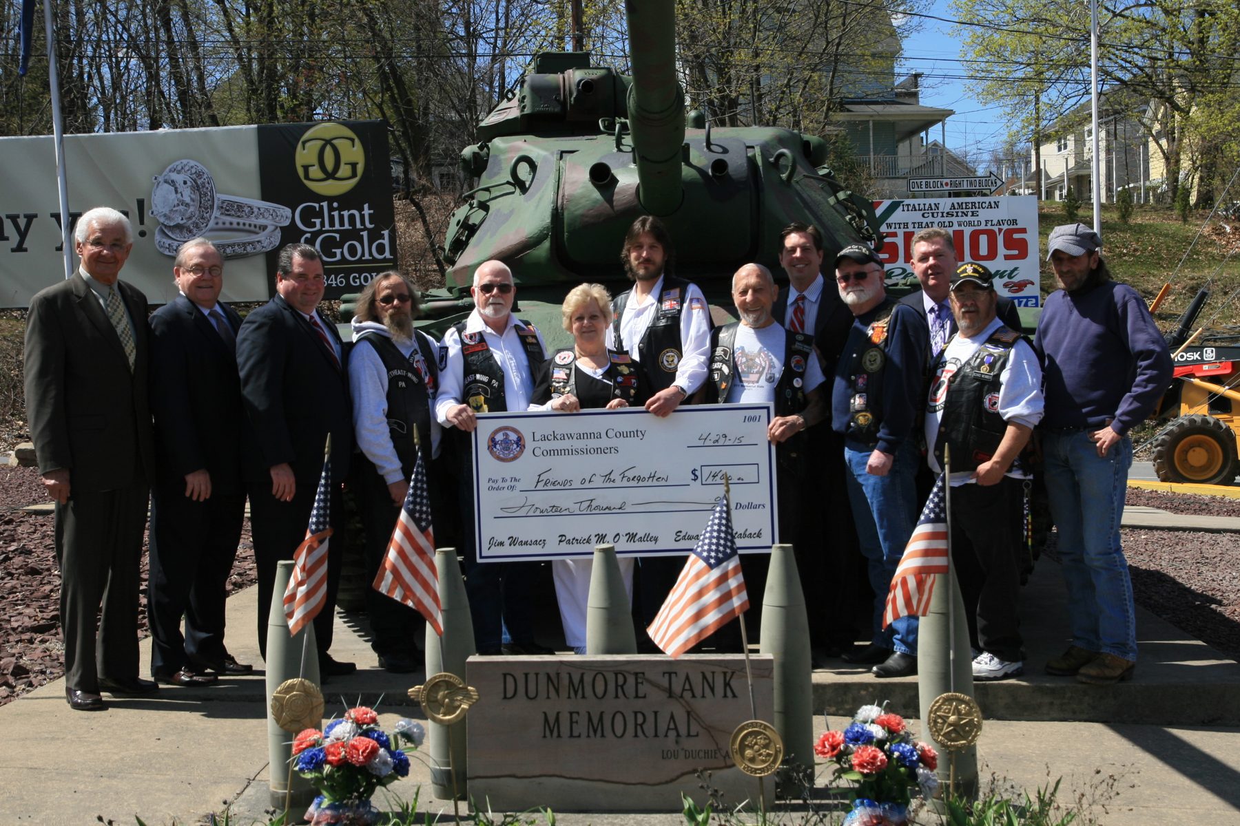 Dunmore War Memorial Community Re-Invest Pix
