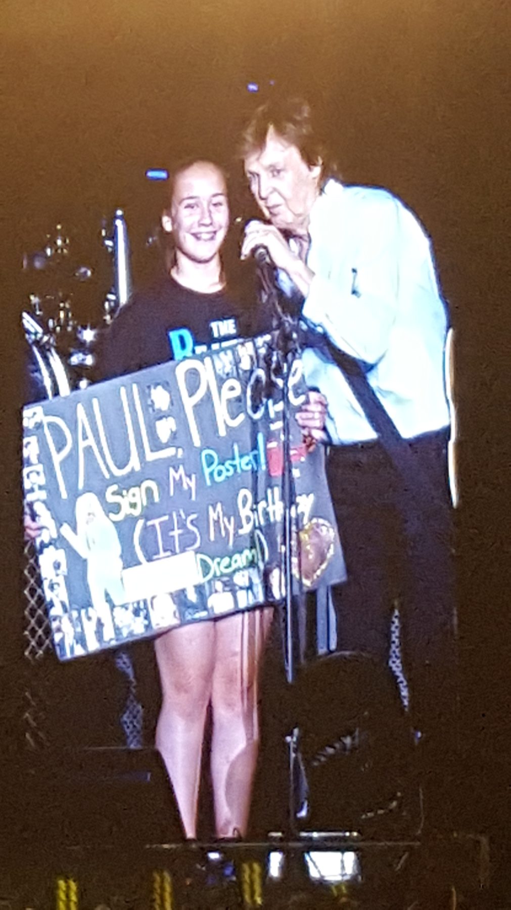 McCartney with fan