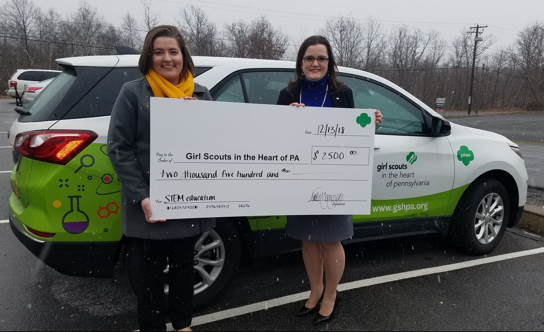 Fidelity gives to Girl Scouts