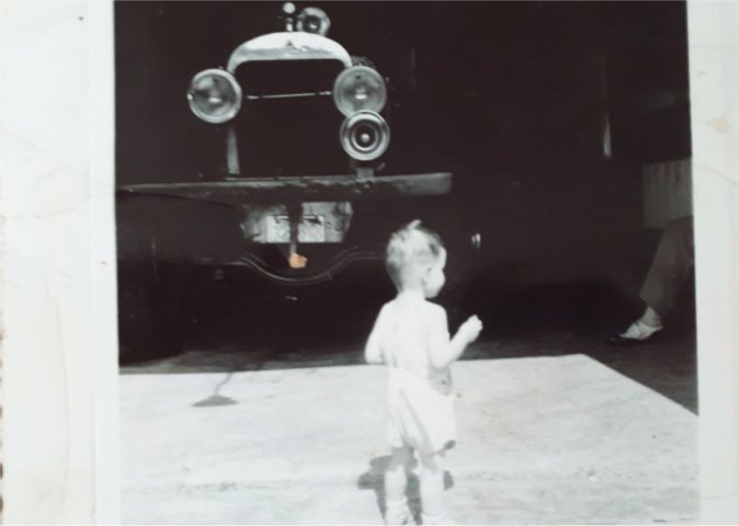 Joseph Needham is pictured as a young child in front of Eclipse Fire House. Joseph’s memorial bench is now placed at the former Eclipse Fire House on East Drinker Street which is one of several bus stops in the borough.